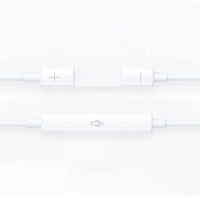 Wiwu earbuds hf sound plug and play lightning connector - white
