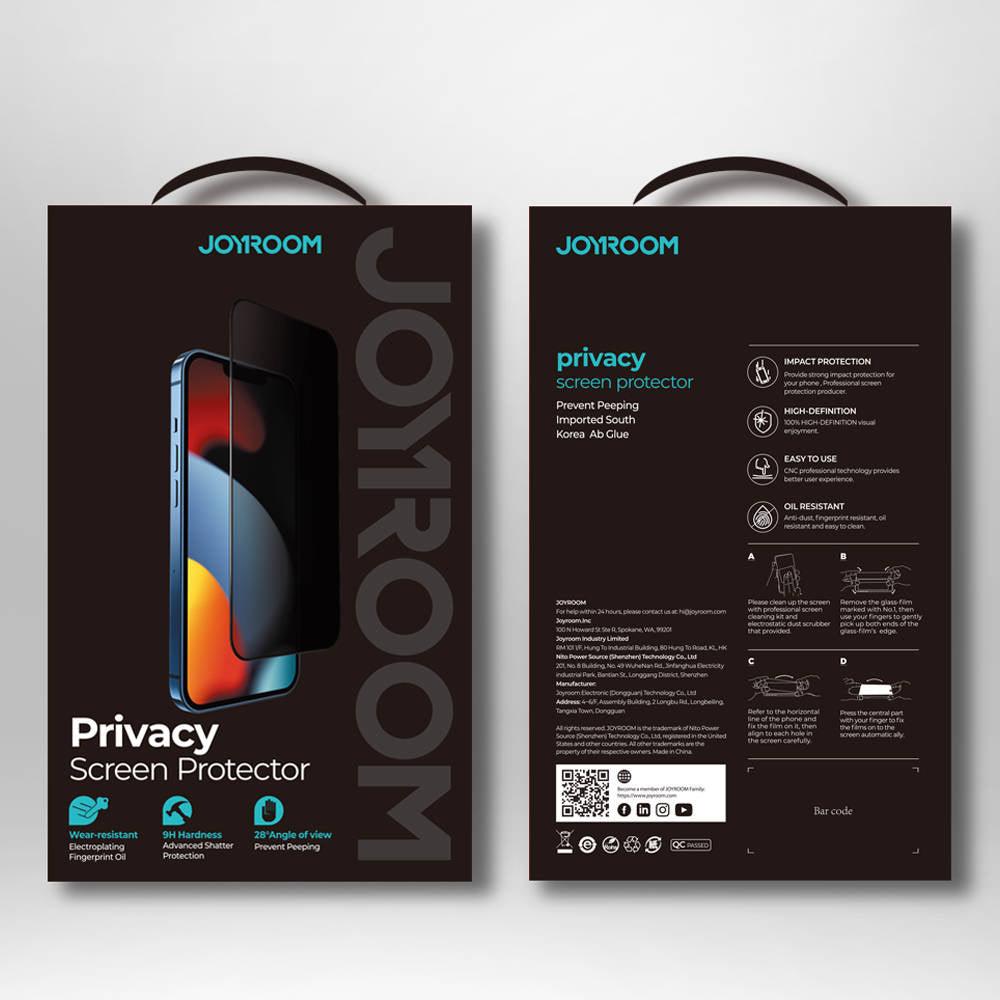 Joyroom Knight 2.5D Privacy Glass for iPhone 13 Pro Max Joyroom Knight 2.5D Privacy Glass for iPhone 13 Pro Max