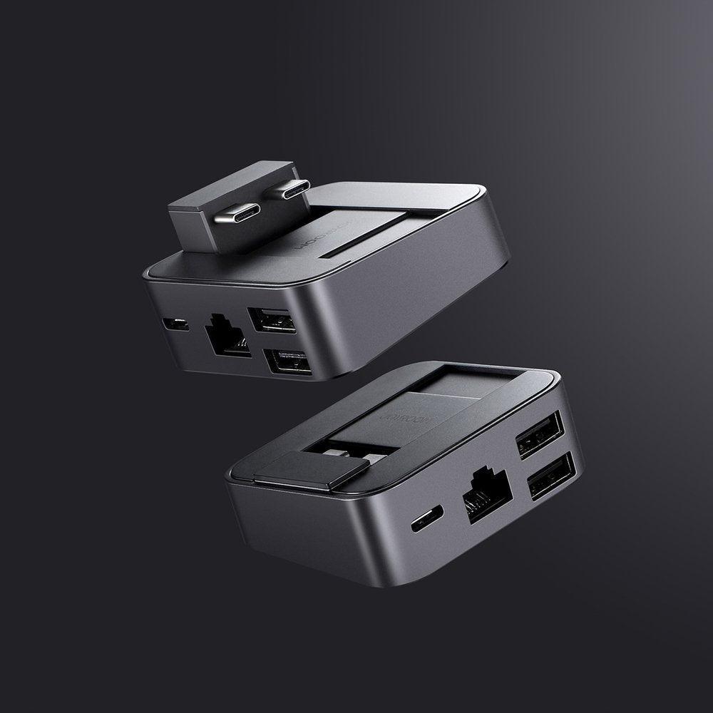 JOYROOM J Cube Multifunctional Docking Station 8 Ports & Stand - Grey JOYROOM J Cube Multifunctional Docking Station 8 Ports & Stand - Grey
