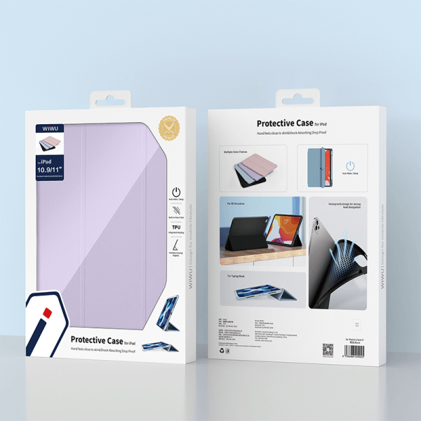 جراب حماية Wiwu لجهاز iPad مقاس 10.2 بوصة/10.5 بوصة - أرجواني فاتح 