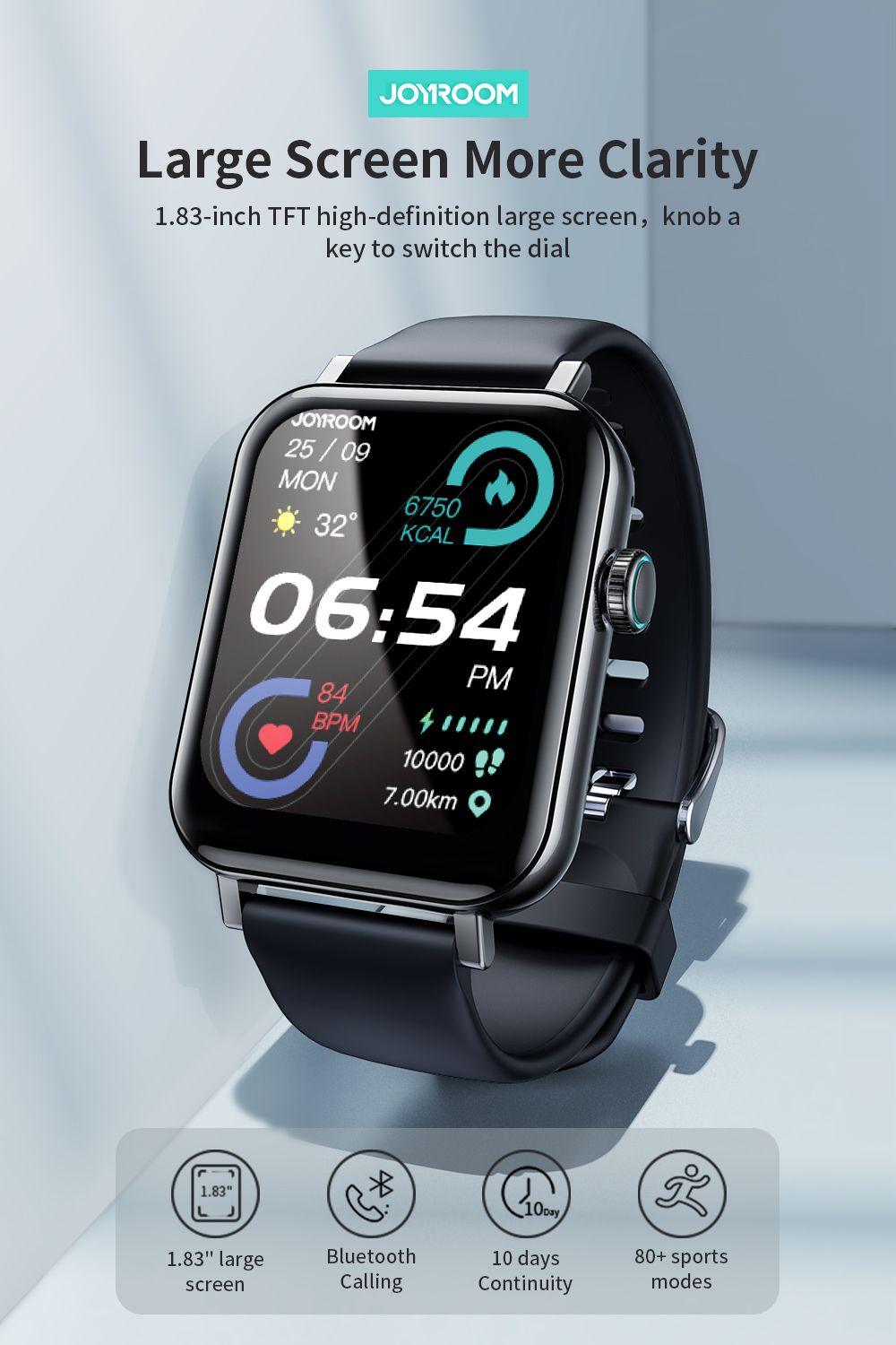JOYROOM Fit Life Smart Watch Call & Stay Connected Easily JOYROOM Fit Life Smart Watch Call & Stay Connected Easily