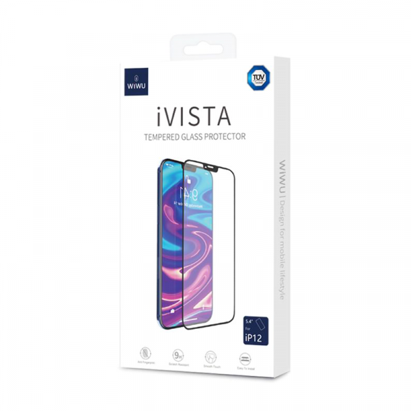 WIWU IVISTA TEMPERED GLASS SCREEN PROTECTOR FOR IPHONE 12 (5.4")