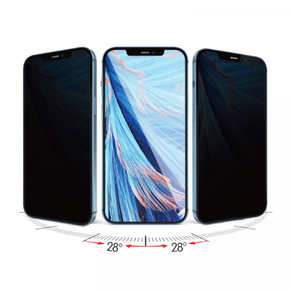 Wiwu iprivacy hd anti-peep tempered glass screen protector 2.5d for iphone xs max/11 pro max