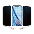 Wiwu iprivacy hd anti-peep tempered glass screen protector 2.5d for iphone 12 mini (5.4")