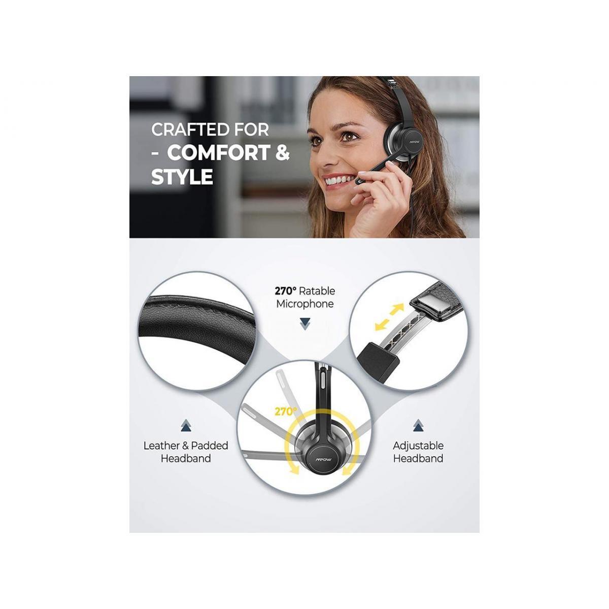 Headphones Mpow Hc6 Review Headset Bluetooth Mpow Pc Headset