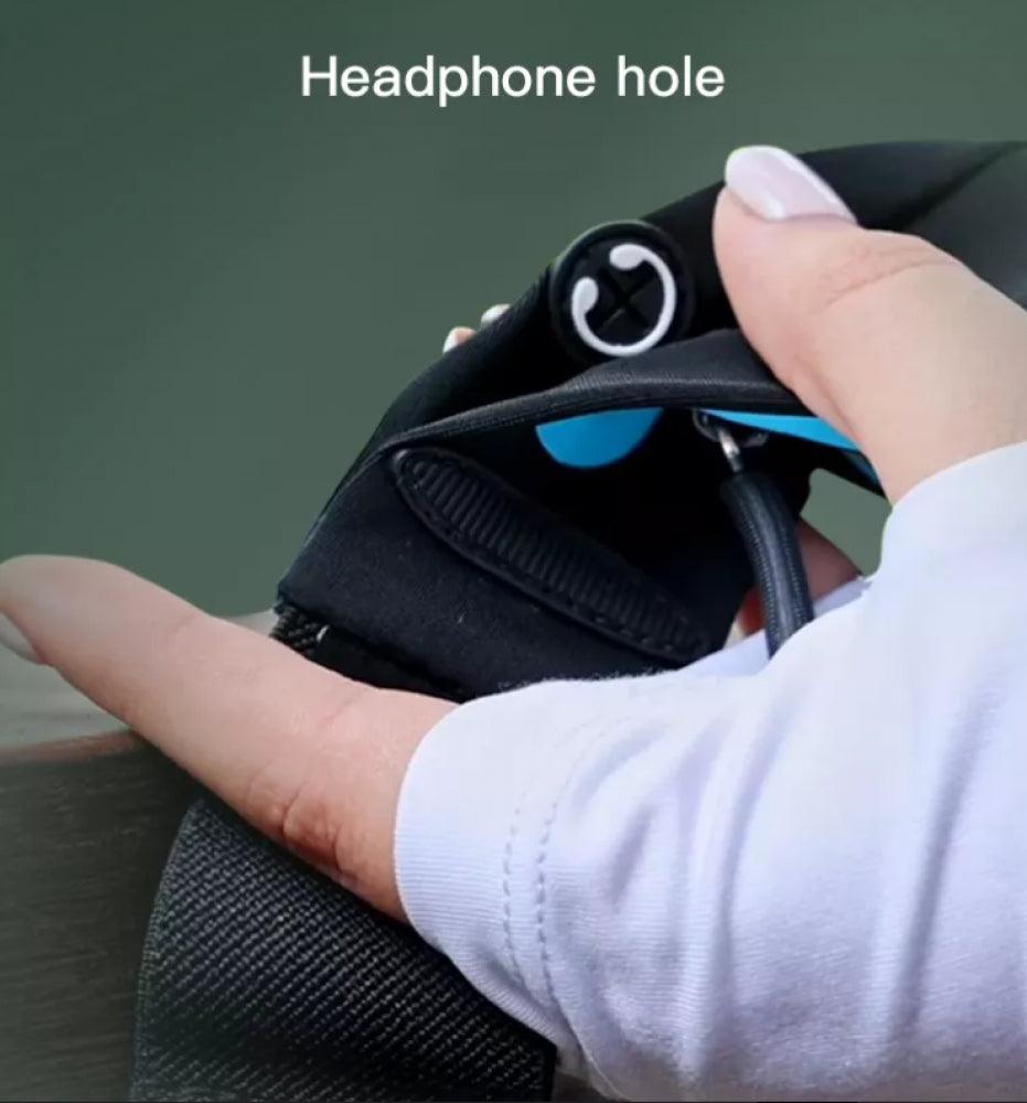 حزام الجري من يسيدو خفيف الوزن ومريح - أسود