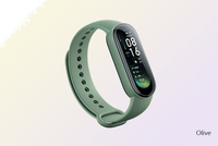 حزام MI Smart Band 6 مكون من 3 قطع (عاجي، زيتوني، أصفر)
