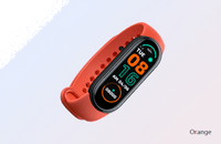 حزام Mi Smart Band 6 (عبوة من 3 قطع) (أسود، برتقالي، أزرق) 