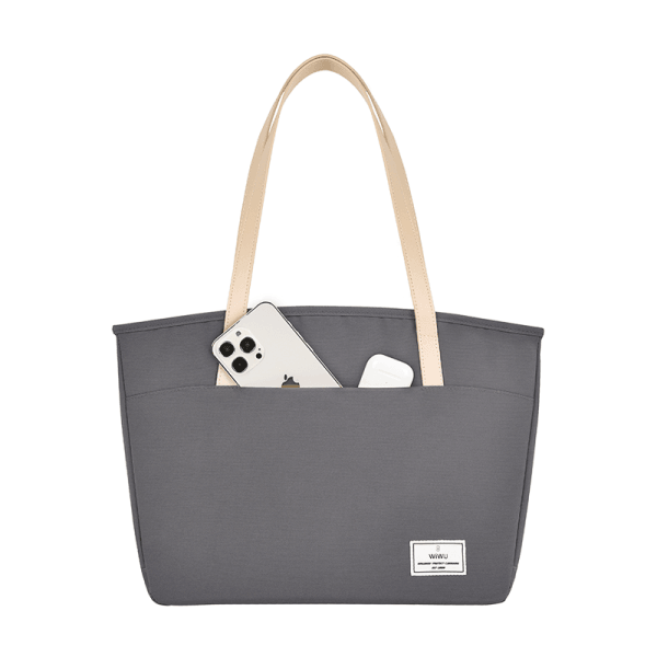 Wiwu ora tote women bag for 16" laptop - gray