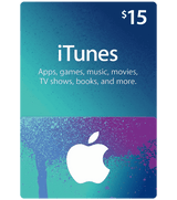 بطاقة هدايا رقمية من iTunes بقيمة 15 دولارًا أمريكيًا
