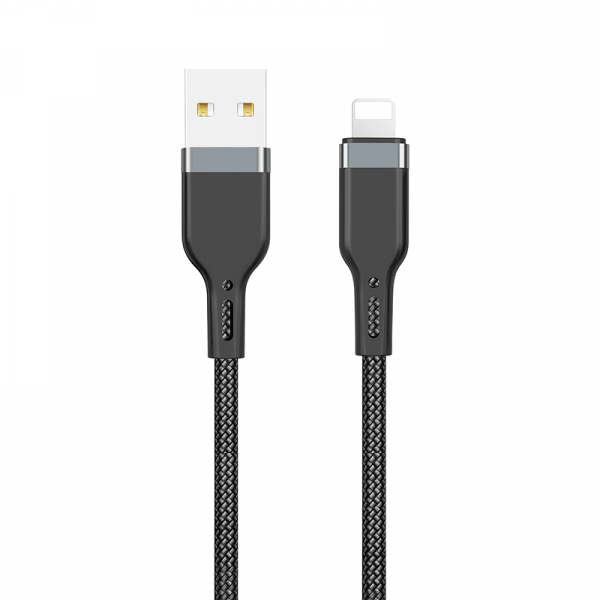 كابل Wiwu pt01 Platinum USB إلى Lightning بطول 1.2 متر - أسود