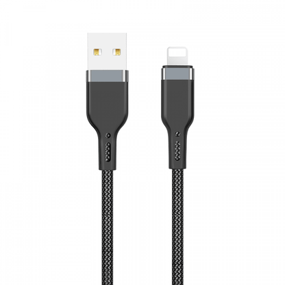 كابل Wiwu pt01 Platinum USB إلى Lightning بطول 1.2 متر - أسود