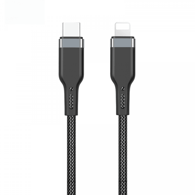 Wiwu pt04 platinum cable type-c to lightning 1.2m - black