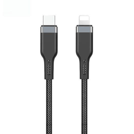 Wiwu pt04 platinum cable type-c to lightning 1.2m - black