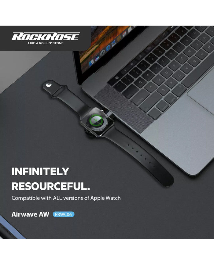 ROCKROSE wireless charger for Apple Watch, 2.5W, black