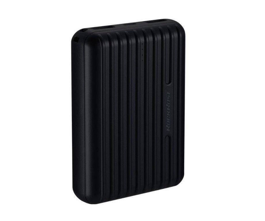 RockRose, Andes 10S, 10000 mAh, Fast Charge, Lightweight & Ultra-Compact Power Bank - Black