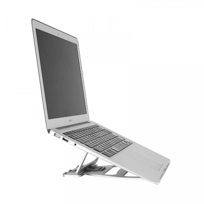 حامل كمبيوتر محمول Wiwu Lohas S100 لأجهزة MacBook/Laptop مقاس 11.6 بوصة إلى 15.4 بوصة - فضي