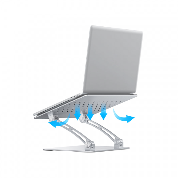 Wiwu s700 ergonomic adjustable laptop stand - silver