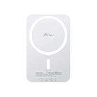 Wiwu Snap Cube Magnetic Wireless Charging 5000mAh Power Bank - White