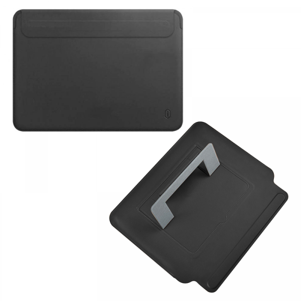 Wiwu skin pro slim stand sleeve for Macbook pro 13/13.3inch - black