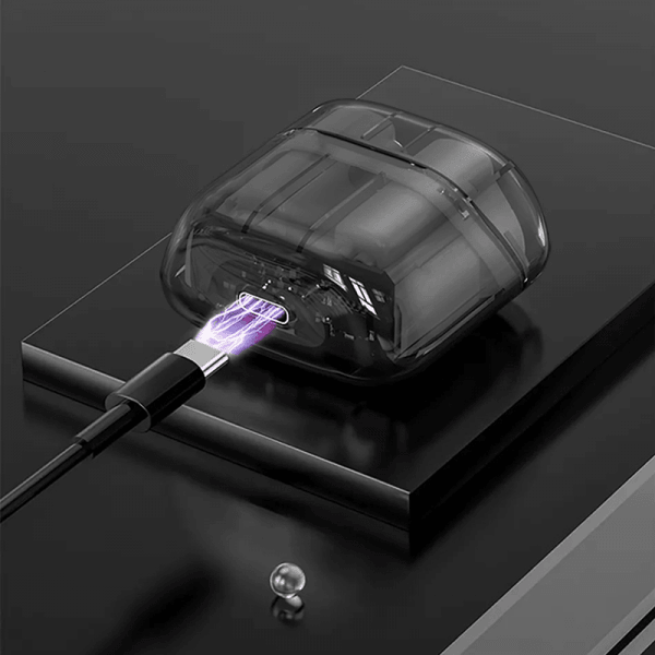 WIWU Ghost Appearance Tws Earbuds - Black WIWU Ghost Appearance Tws Earbuds - Black
