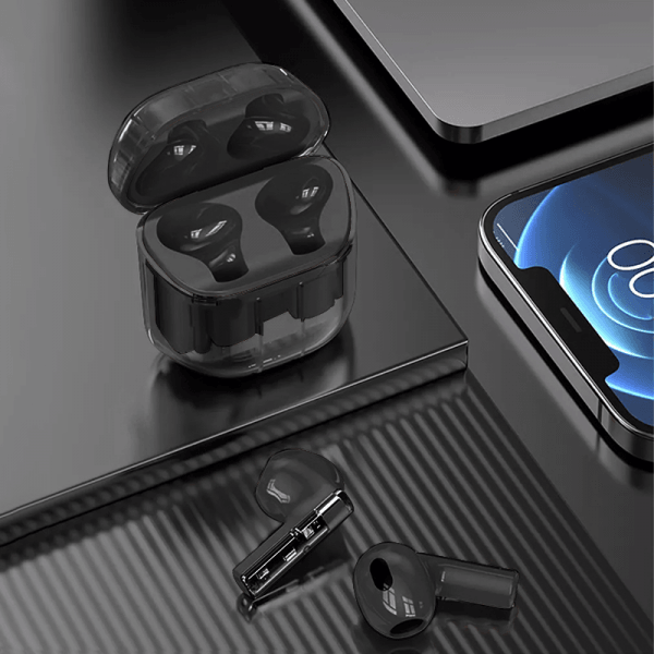 WIWU Ghost Appearance Tws Earbuds - Black WIWU Ghost Appearance Tws Earbuds - Black