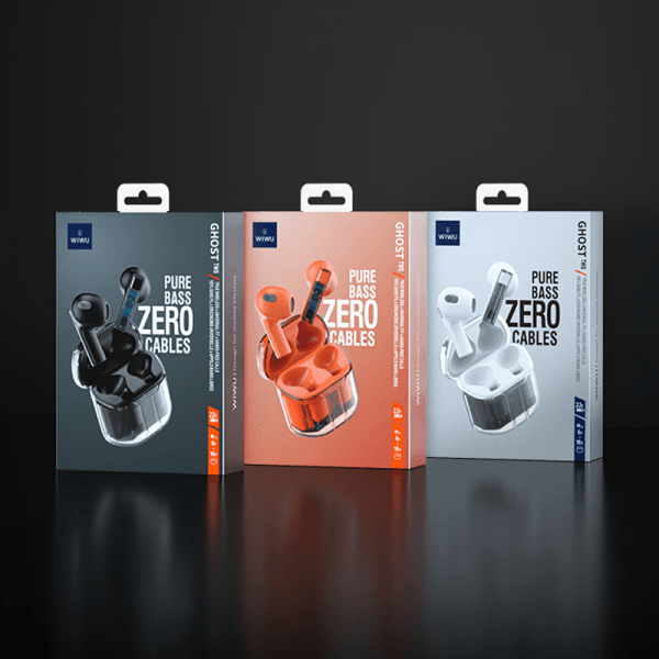 WIWU Ghost Appearance Tws Earbuds - Black WIWU Ghost Appearance Tws Earbuds - Black