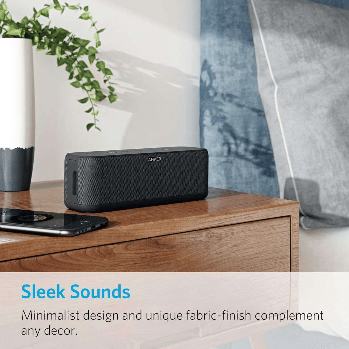 Anker SoundCore Boost 20W Bluetooth Speaker with BassUp - Black