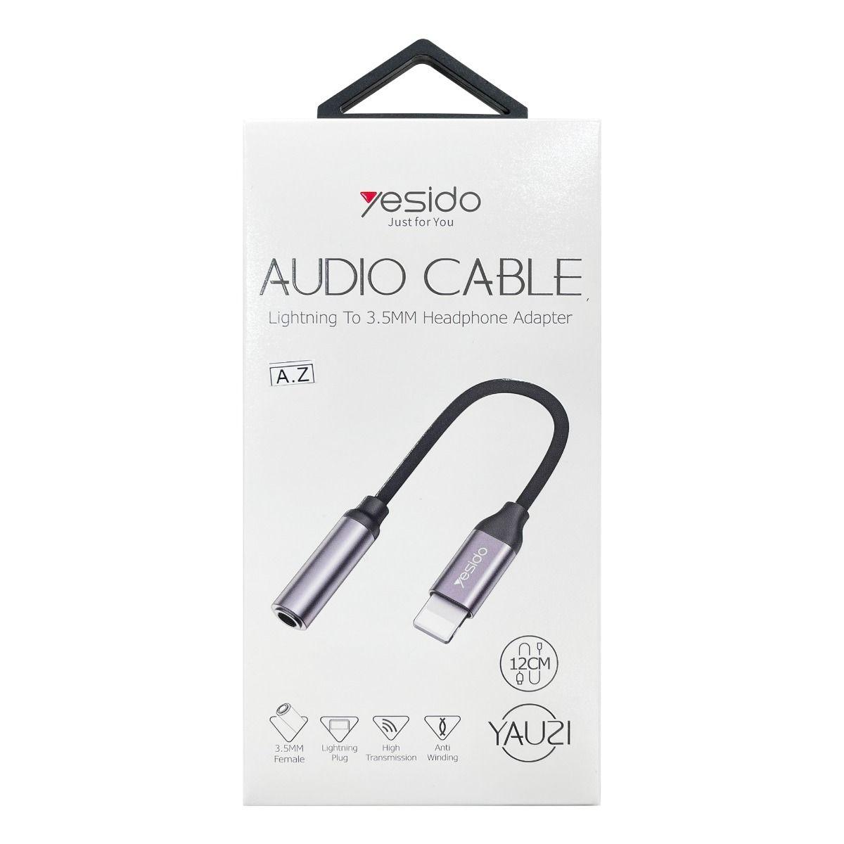 Yesido YAU-21 8-pin to 3.5mm Audio Adapter Cable